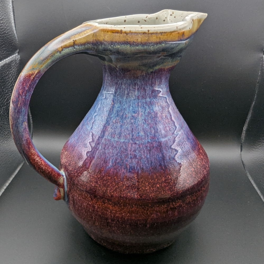 Handcrafted Multicolor Ceramic Pitcher